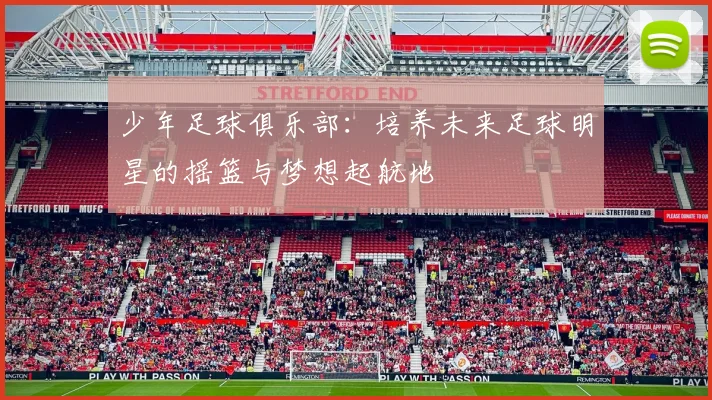 少年足球俱乐部：培养未来足球明星的摇篮与梦想起航地
